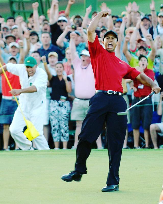Tiger's chip at the Masters