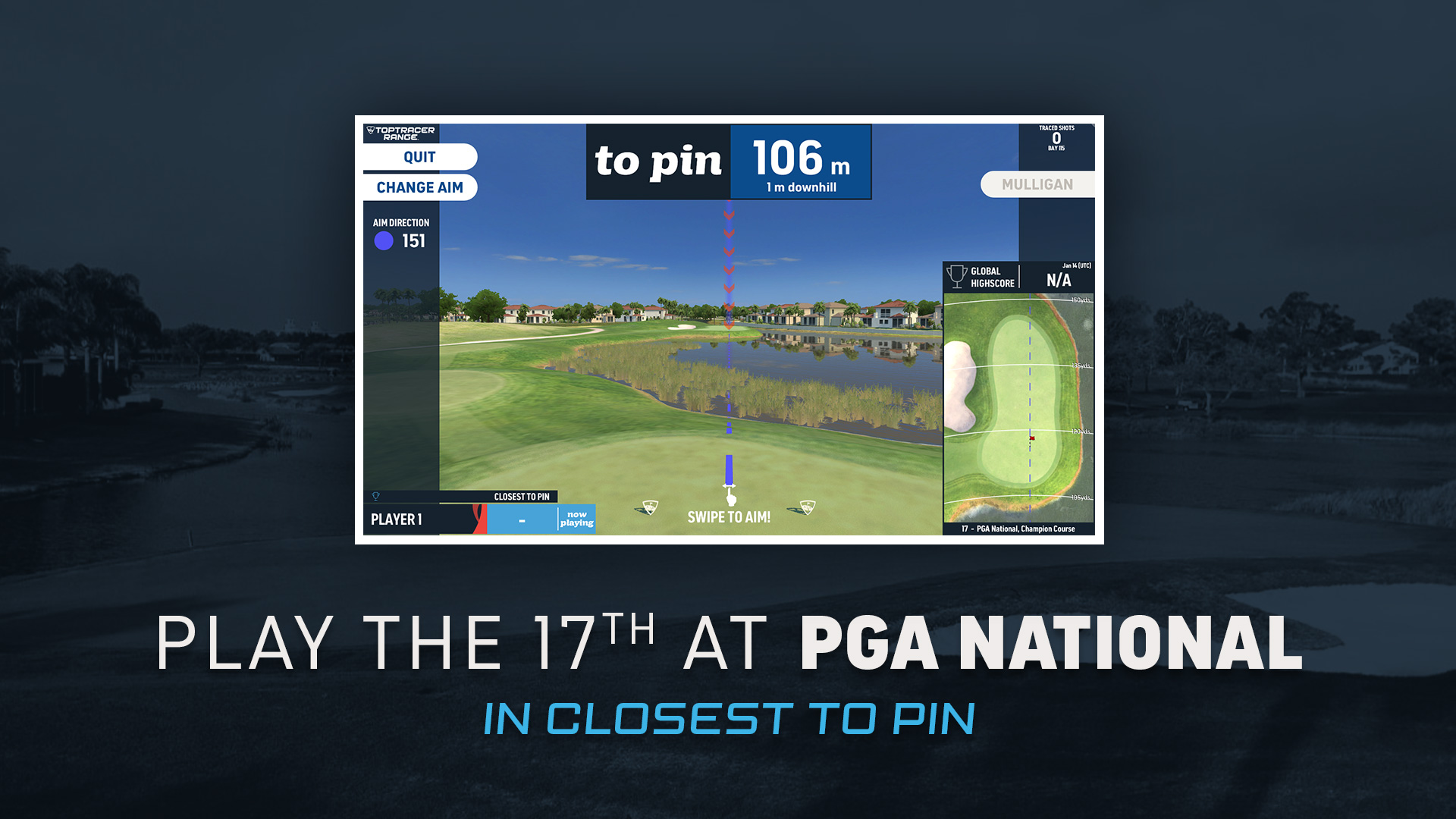 Toptracer nearest the pin