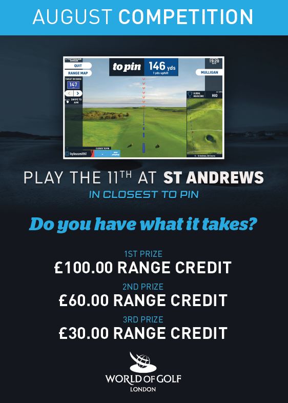 Nearest the pin - August, Toptracer