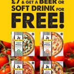 Free drink with Pizza