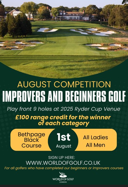 Bethpage competition - World of Golf London